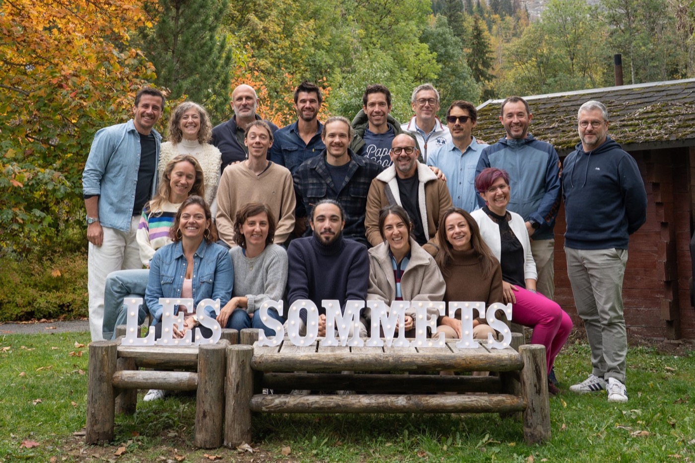 La Promo 2 réunie au chalet, octobre 2026